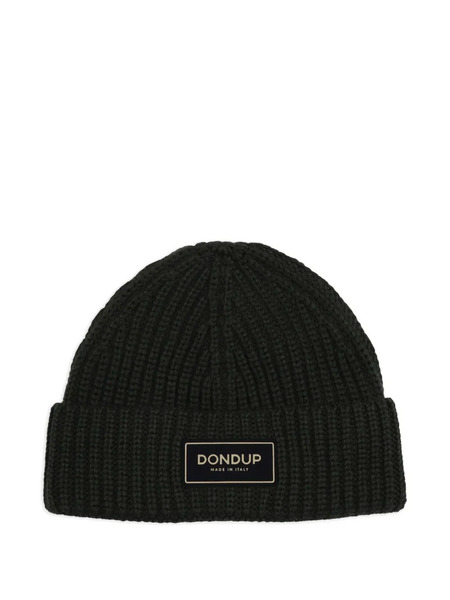 Dondup Logo-plaque Beanie Hat - Green 