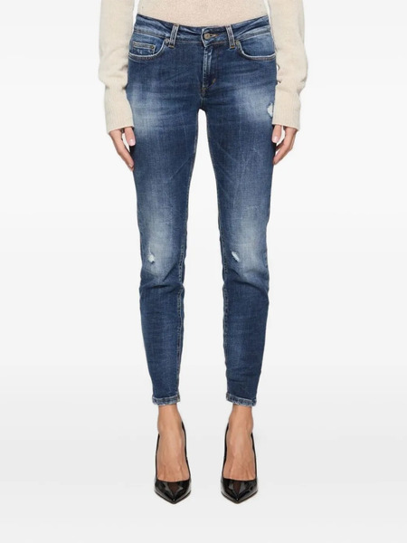  Dondup Monroe Distressed-effect Jeans - Blue 
