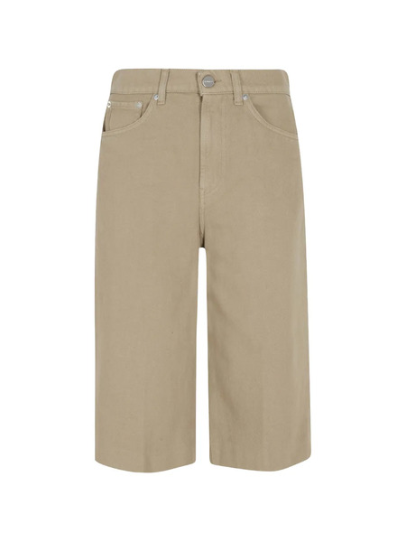  Dondup Pocket Cotton Shorts - Neutrals 