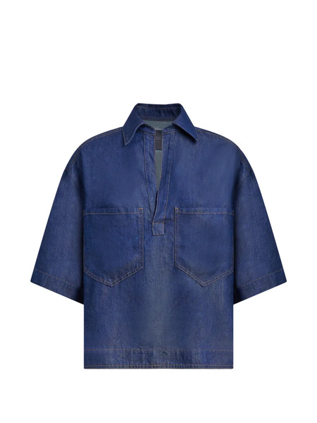  Dondup Pocket Short-sleeve Top - Blue 