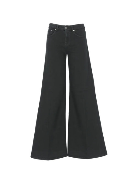  Dondup Pressed-crease Flared Jeans - Black 