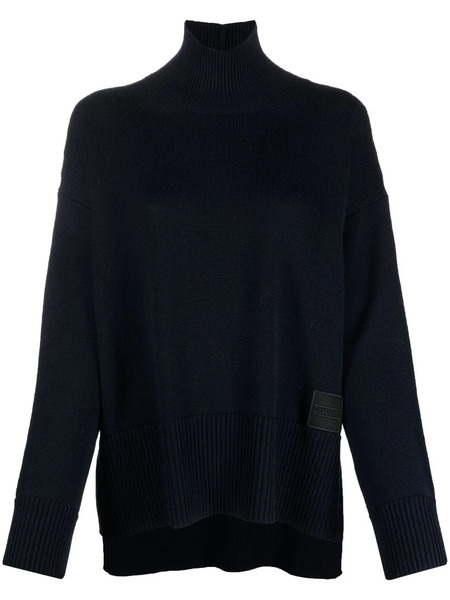 Dondup Roll-neck Knitted Jumper - Blue 