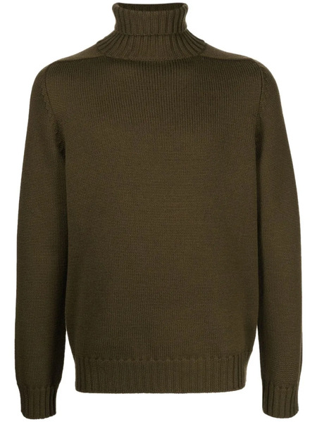  Dondup Roll-neck Wool Jumper - Brown 