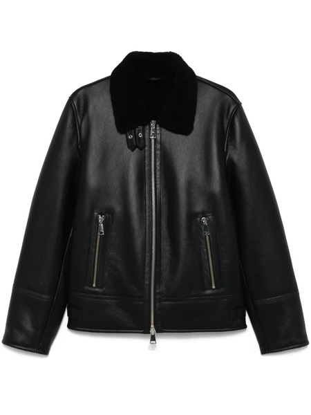  Dondup Shearling-collar Jacket - Black 