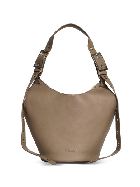  Dondup Small Leather Tote Bag - Neutrals 