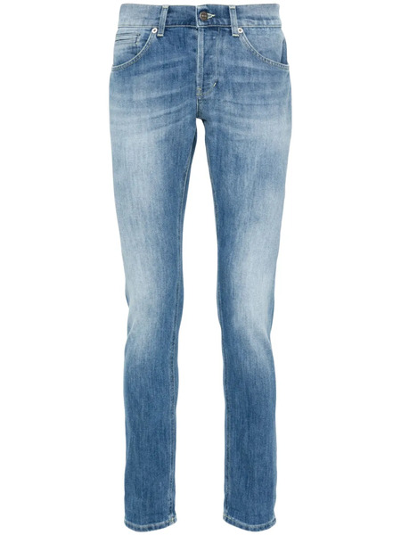  Dondup Straight-leg Stonewashed Jeans - Blue 