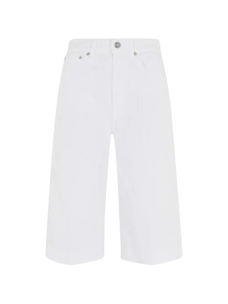  Dondup Wide-leg Shorts - White 