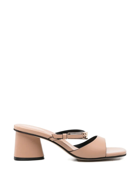  Donnarì Buckle-strap Leather Sandals - Neutrals 