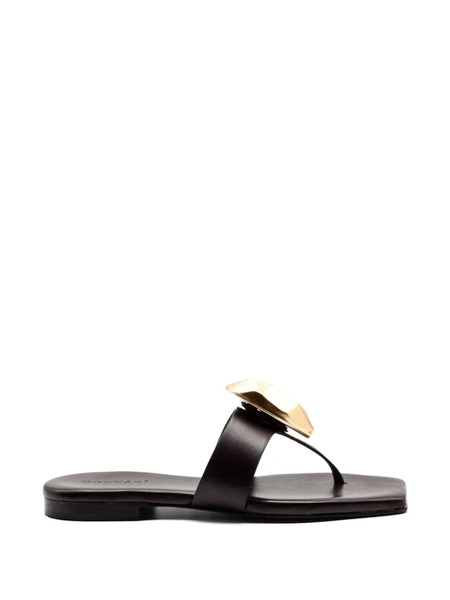  Donnarì One Stud Mules - Brown 