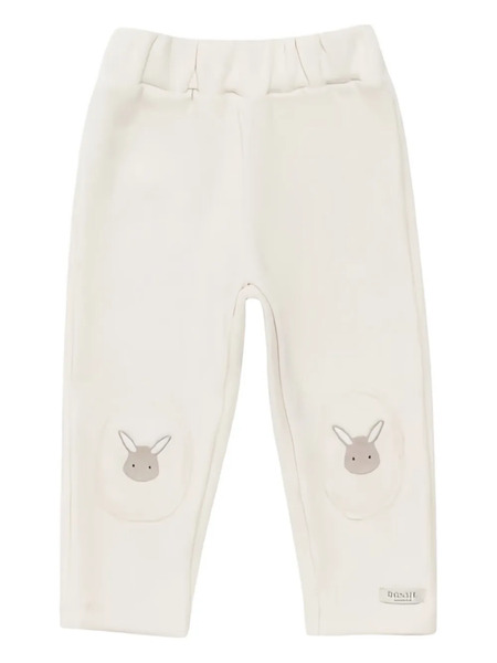  Donsje Rabbit-embellishment Trousers - Neutrals 