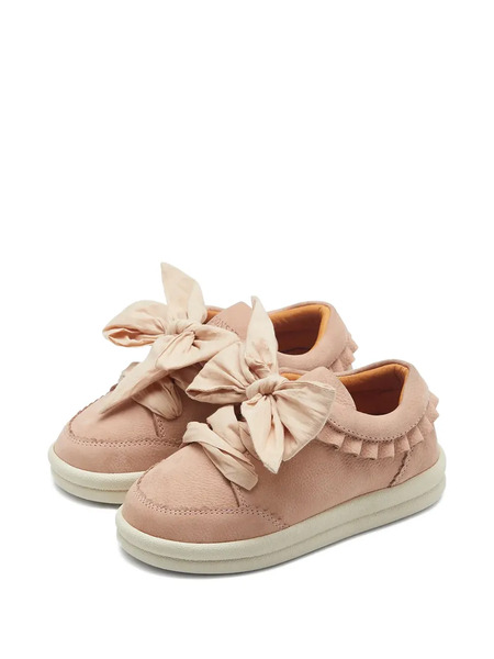  Donsje Ruffled Bow Sneakers - Pink 