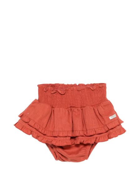  Donsje Ruffled Shorts - Orange 