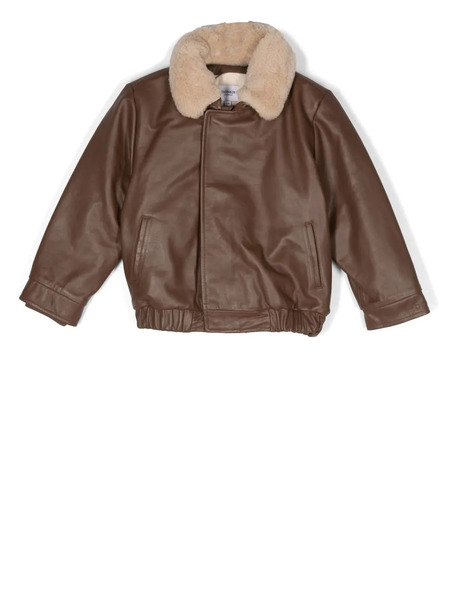  Donsje Yuki Leather Jacket - Brown 