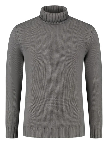  Doriani Cashmere Ribbed Roll-neck Sweater - Grey 