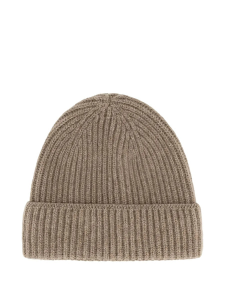  Doriani Ribbed Beanie Hat - Brown 