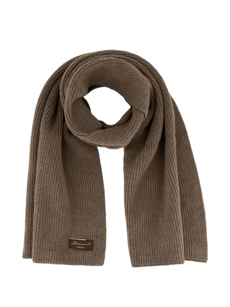  Doriani Ribbed Scarf - Brown 