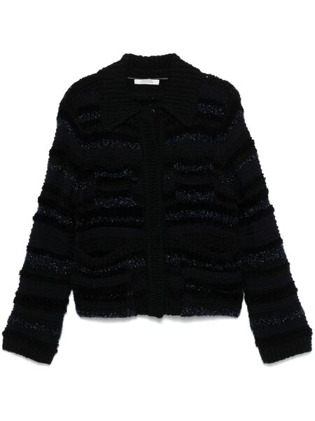  Dorothee Schumacher Metallic-threading Cardigan - Black 