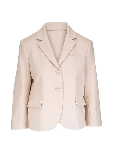  Dorothee Schumacher Notched Lapel Button Blazer - Neutrals 