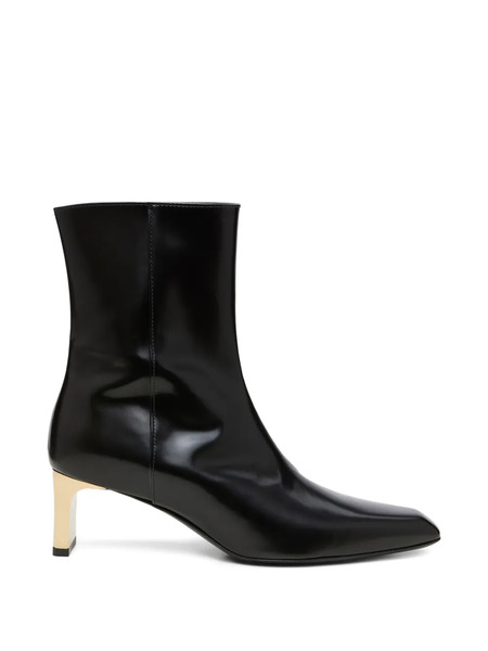  Dorothee Schumacher Pointed-toe Heeled Ankle Boots - Black 