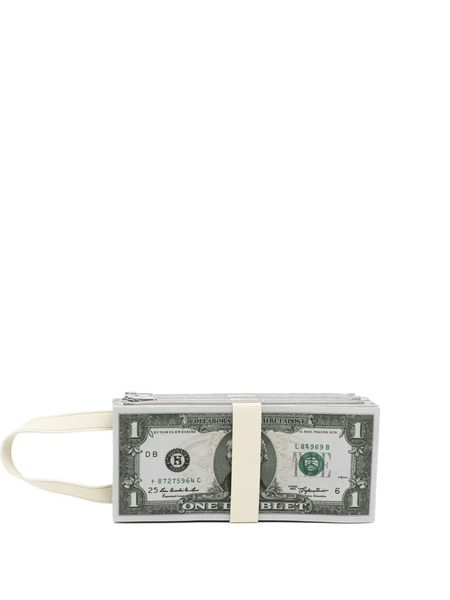  Doublet Cash-stack Clutch Bag - Green 