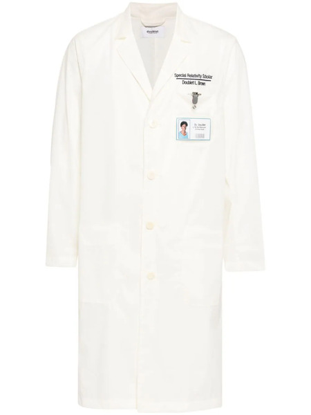  Doublet Dc Doublet Single-breasted Coat - White 