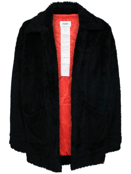  Doublet Hand-painted Faux-fur Jacket - Black 