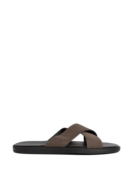  Doucal's Criss-cross Sandals - Brown 