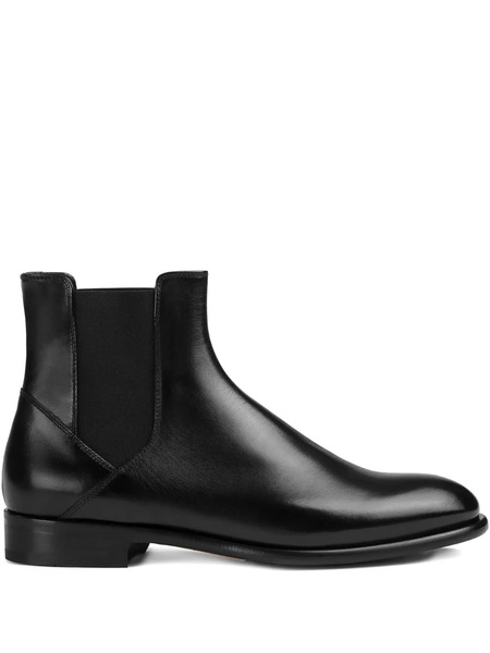  Doucal's Leather Chelsea Boots - Black 
