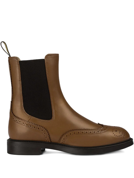  Doucal's Leather Chelsea Boots - Brown 