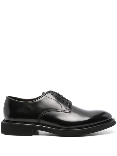  Doucal's Leather Derby Shoes - Black 
