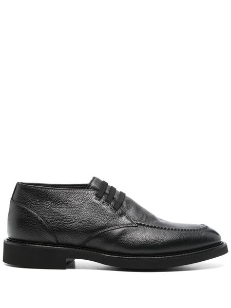  Doucal's Leather Derby Shoes - Black 