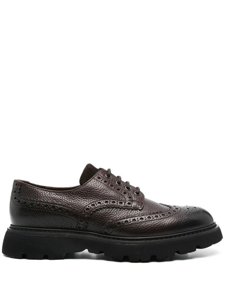  Doucal's Leather Derby Shoes - Brown 