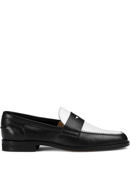  Doucal's Leather Loafers - Black 