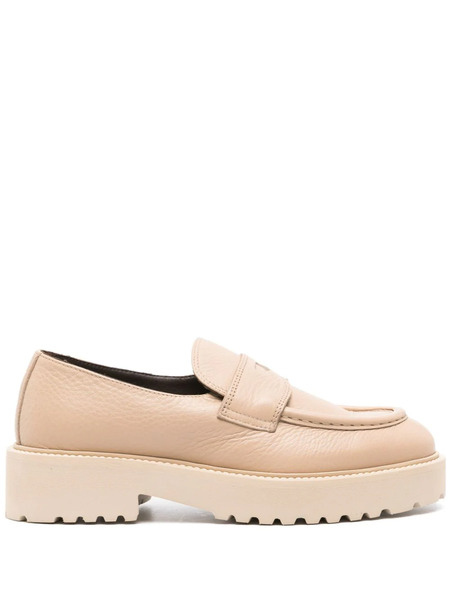  Doucal's Leather Penny Loafers - Brown 