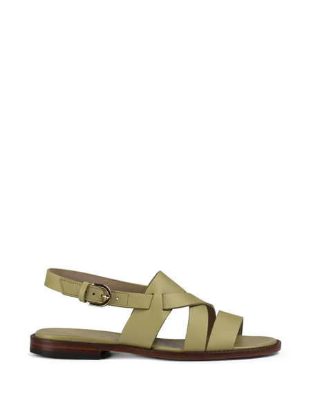  Doucal's Leather Sandals - Green 