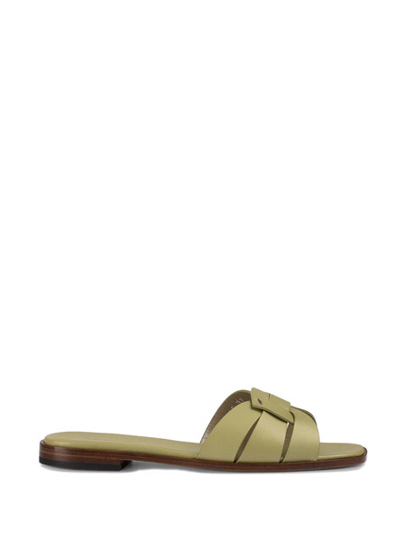  Doucal's Leather Sandals - Green 
