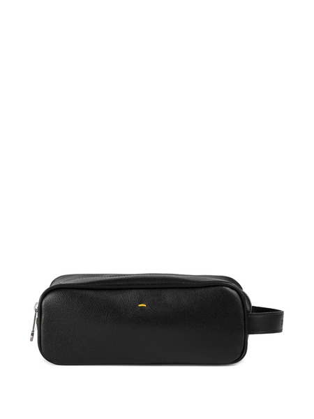  Doucal's Leather Toiletry Bag - Black 