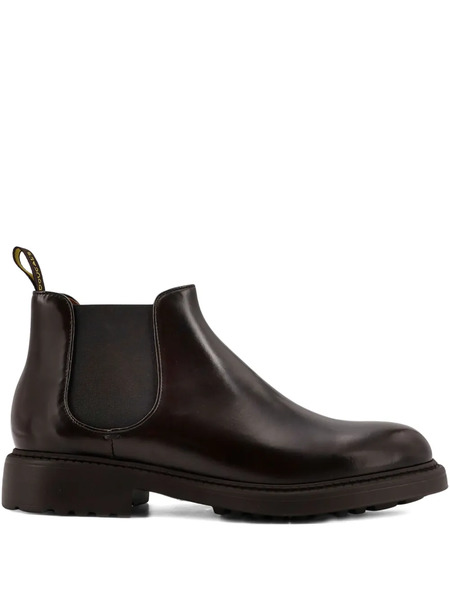  Doucal's Low-heel Flat Boots - Brown 