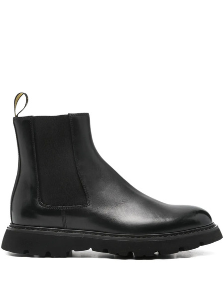  Doucal's 30mm Elasticated Lug-sole Chelsea Boots - Black 