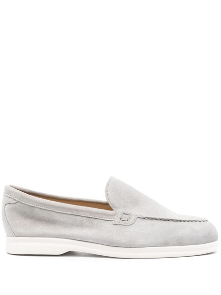  Doucal's Slip-on Suede Moccasins - Grey 