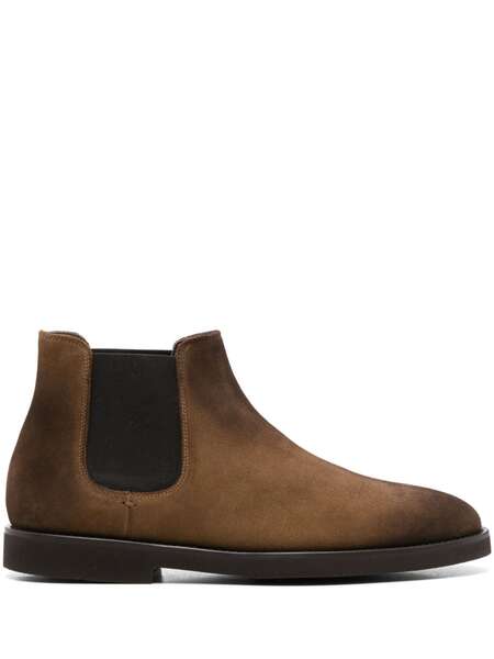  Doucal's Suede Ankle Boots - Brown 