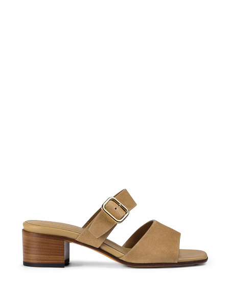  Doucal's Suede Double-strap Sandals - Neutrals 