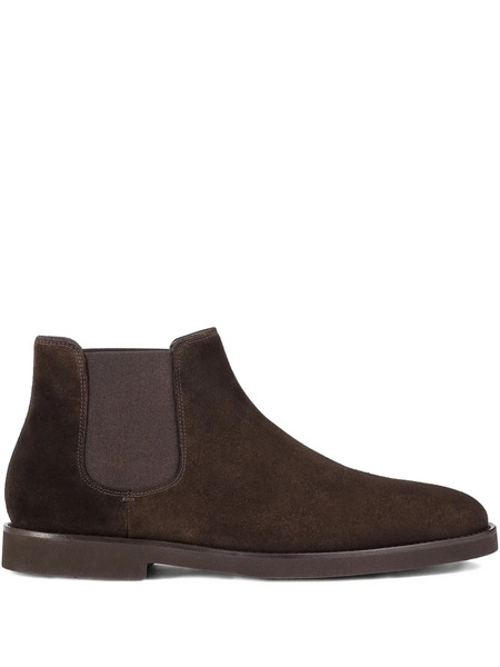  Doucal's Suede Elastic-sided Ankle Boots - Brown 