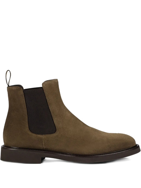  Doucal's Suede Elastic-sided Boots - Brown 