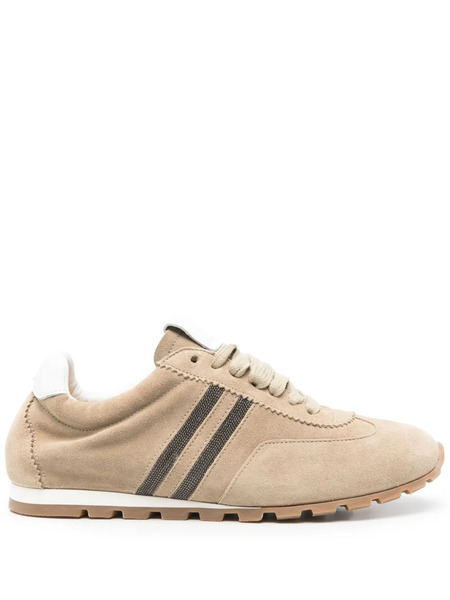  Doucal's Suede Sneakers - Neutrals 