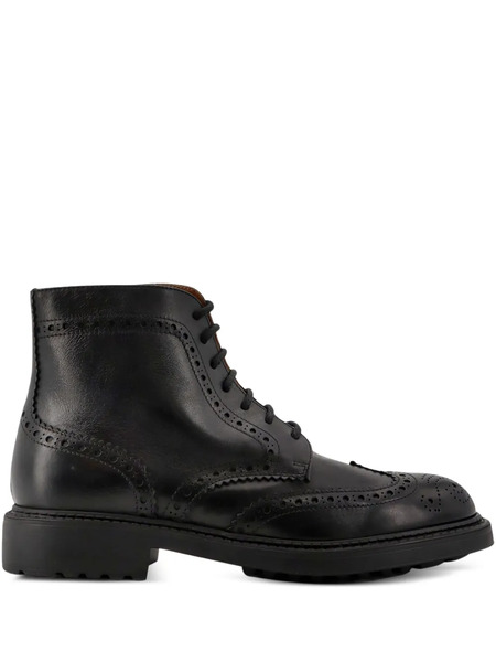  Doucal's Wingtip Triumph Boots - Black 