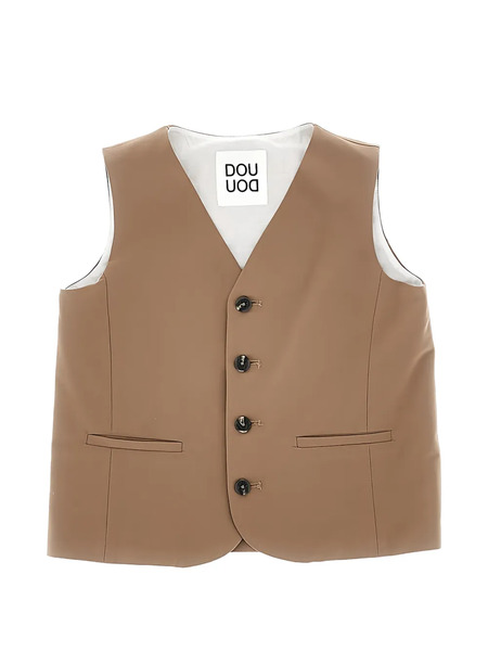  Doudou Et Compagnie Button Waistcoat - Neutrals 