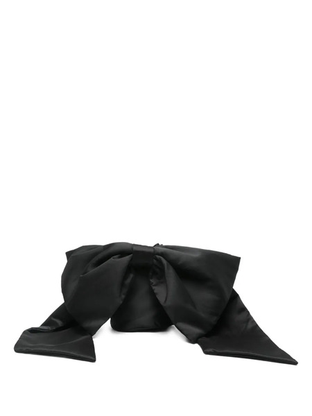  Douuod Kids Bow-detail Drawstring Bag - Black 