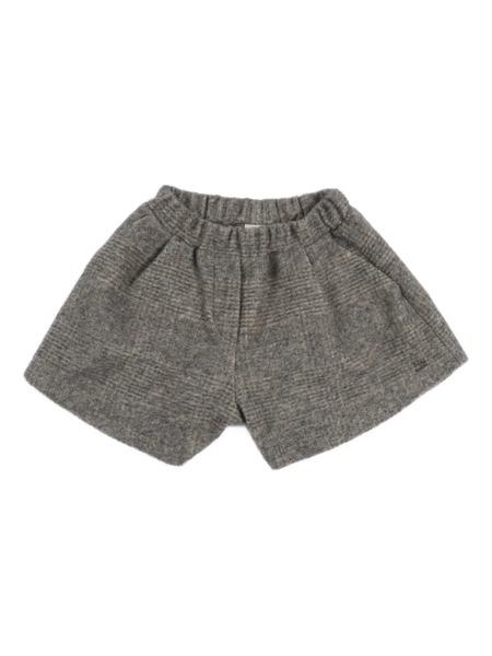  Douuod Kids Check Shorts - Grey 
