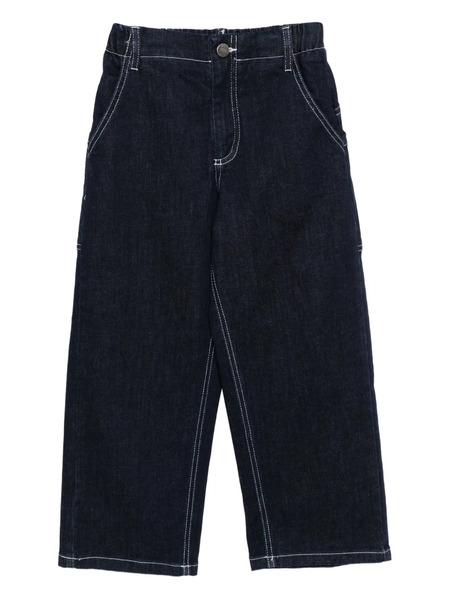  Douuod Kids Logo-embroidered Jeans - Blue 